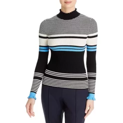 Cheap 🎁 BOSS Fanada Sweater Teal Stripe 🤩