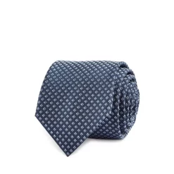 Promo β HUGO Micro Grid Silk Skinny Tie Open Pink π