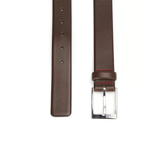 Brand new π BOSS Hugo Boss Men's Gellot_Sz35 Leather Belt Dark Brown π 2 Brand new π BOSS Hugo Boss Men's Gellot_Sz35 Leather Belt Dark Brown π - Image 2