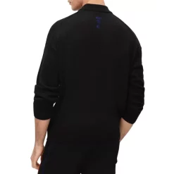 Best Pirce ✔️ BOSS Relaxed Fit Knicks 🏀 Basketball Sweater Black 🛒 -BOSS Hugo Boss Shop unnamed file 1175