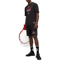 Best Sale 👍 BOSS Chicago Bulls 🏀 Basketball Graphic Tee Black 🔔 -BOSS Hugo Boss Shop unnamed file 1211