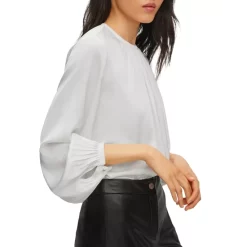 Top 10 🥰 BOSS Silk-Blend Pintuck Blouson Sleeve Top Vanilla Light ⭐ -BOSS Hugo Boss Shop unnamed file 1216