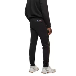 Outlet 🔥 BOSS Miami Heat SlamDunk2_4_NBA 1023 Cotton Blend Logo Print Regular Fit Joggers Black 😍 -BOSS Hugo Boss Shop unnamed file 1223
