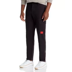 Outlet 👍 HUGO Glian Slim Fit Cargo Pants Black 🧨