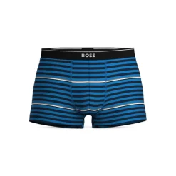 Cheap 🔔 BOSS Cotton Blend Stripe Trunks Dark Blue 🔔