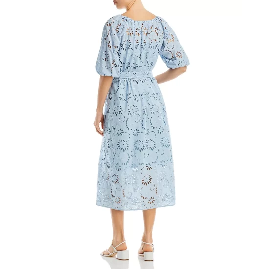 Discount π BOSS Dolara Cotton π Dress Blue Dust Fantasy π₯° 2 Discount π BOSS Dolara Cotton π Dress Blue Dust Fantasy π₯° - Image 2