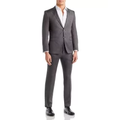 Best Pirce 🎁 BOSS Norets Slim Fit Two Piece Suit Medium Gray ⭐