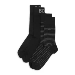 Best deal 🌟 BOSS Marc Collection 🧦 Socks, Pack Of 2 Black 🎁