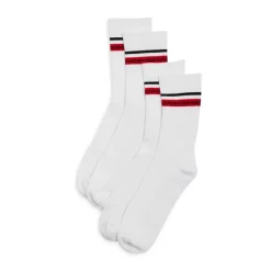 Top 10 👍 BOSS Logo Band Ribbed 🧦 Socks, Pack Of 2 White 🌟