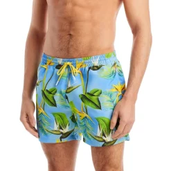 Flash Sale 👏 BOSS Piranha 5" Swim Shorts Medium Blue 🔔
