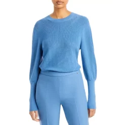 Deals 👍 BOSS Wool Fatuma Rib Knit Sweater Mountain Blue ✔️ -BOSS Hugo Boss Shop unnamed file 1364