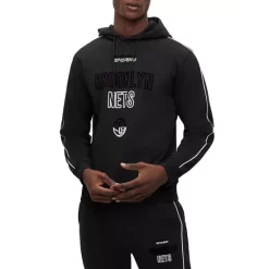 Best Pirce 👍 BOSS Brooklyn Nets 🏀 Basketball Graphic Hoodie Black 🥰 -BOSS Hugo Boss Shop unnamed file 1402