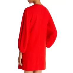Brand new 👍 BOSS Dageta Balloon Sleeve 👗 Dress Burnt Red 🔥 -BOSS Hugo Boss Shop unnamed file 148