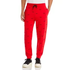 Coupon β HUGO Duritba Relaxed Fit Logo Print Sweatpants Red π§¨