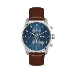 Deals π BOSS Hugo Boss Skymaster Chronograph, 44mm Blue/brown π