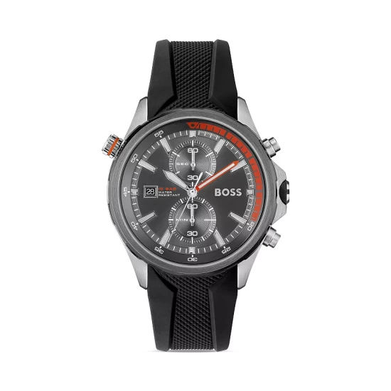 Coupon β BOSS Hugo Boss Globetrotter Chronograph, 46mm Gray/black π 1 Coupon β BOSS Hugo Boss Globetrotter Chronograph, 46mm Gray/black π