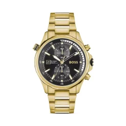 Cheapest π BOSS Hugo Boss Globetrotter Chronograph, 46mm Black/gold β¨