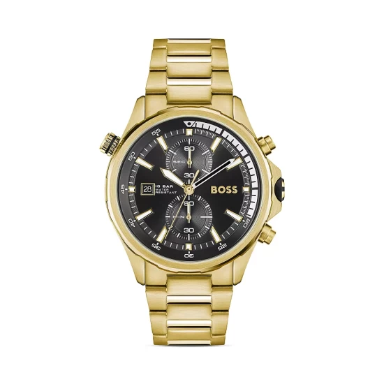 Cheapest π BOSS Hugo Boss Globetrotter Chronograph, 46mm Black/gold β¨ 1 Cheapest π BOSS Hugo Boss Globetrotter Chronograph, 46mm Black/gold β¨