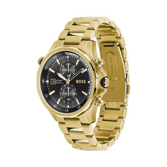 Cheapest π BOSS Hugo Boss Globetrotter Chronograph, 46mm Black/gold β¨ 2 Cheapest π BOSS Hugo Boss Globetrotter Chronograph, 46mm Black/gold β¨ - Image 2