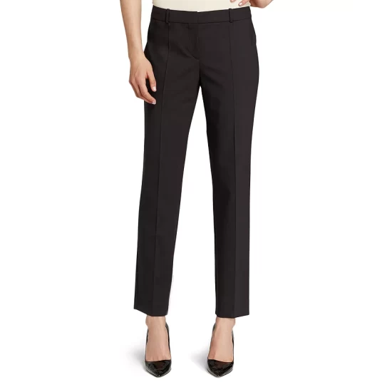 New β€οΈ BOSS Tiluna Fundamental Straight Pants Black π 1 New β€οΈ BOSS Tiluna Fundamental Straight Pants Black π