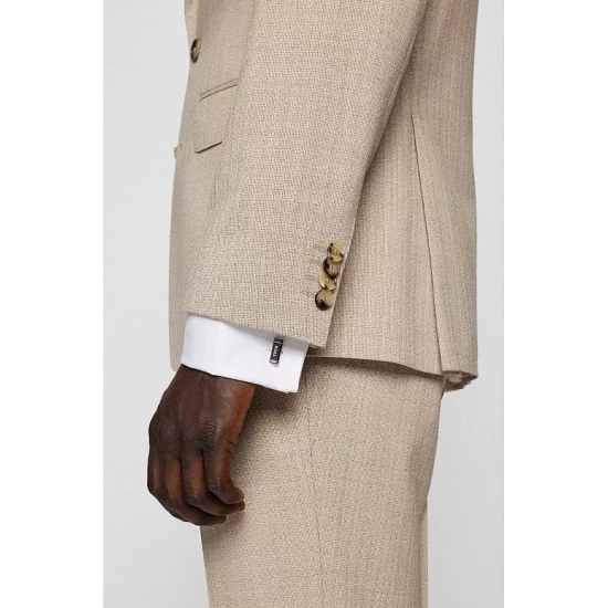 Best Pirce π BOSS Hugo Boss Dave Cufflinks Silver π― 2 Best Pirce π BOSS Hugo Boss Dave Cufflinks Silver π― - Image 2