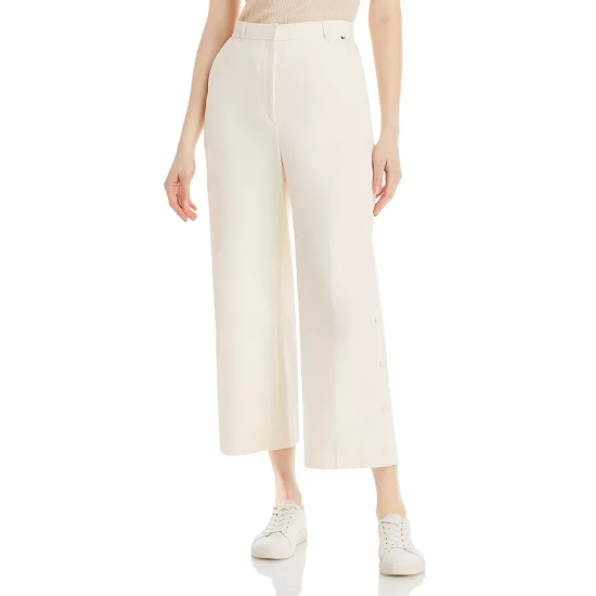 Promo ⭐ BOSS Tapika Wide Leg Pants White ⌛ 1 Promo ⭐ BOSS Tapika Wide Leg Pants White ⌛