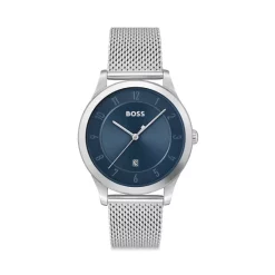 Promo 👍 BOSS Hugo Boss Purity ⌚ Watch, 41mm Blue/silver 🔔