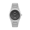 Discount 🎁 BOSS Hugo Boss Steer ⌚ Watch, 42mm Gray/silver ⌛