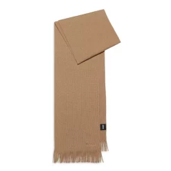 Brand new ⌛ BOSS Hugo Boss Albas Wool Scarf Medium Beige 🤩