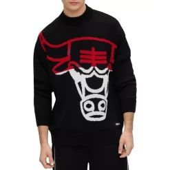 Cheap ✨ BOSS Relaxed Fit Chicago Bulls 🏀 Basketball Sweater Black 🎉 -BOSS Hugo Boss Shop unnamed file 161