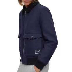 Wholesale 🌟 HUGO Bavi Aviator Jacket Dark Blue 👏 -BOSS Hugo Boss Shop unnamed file 17