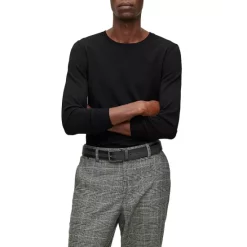 Brand new 🛒 BOSS Leno-P Slim Fit Wool Crewneck Sweater Black 👏 -BOSS Hugo Boss Shop unnamed file 176