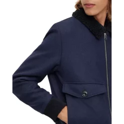 Wholesale 🌟 HUGO Bavi Aviator Jacket Dark Blue 👏 -BOSS Hugo Boss Shop unnamed file 18