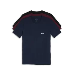 Best deal ⭐ BOSS Classic Cotton Tee, Pack Of 3 Open Miscellaneous 🎁