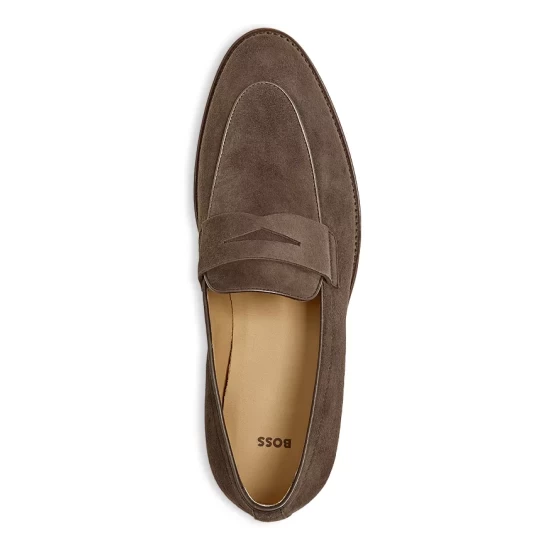 Best Pirce β BOSS Men's Honord Apron Toe Penny Loafers Dark Brown π 2 Best Pirce β BOSS Men's Honord Apron Toe Penny Loafers Dark Brown π - Image 2