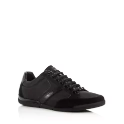 Coupon ✔️ BOSS Men's Saturn Low Top 👟 Sneakers Dark Blue 🤩