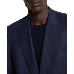 Wholesale ✔️ BOSS H-Huge Tonal Windowpane Peak Lapel Slim Fit Suit Dark Blue 🛒 -BOSS Hugo Boss Shop unnamed file 233