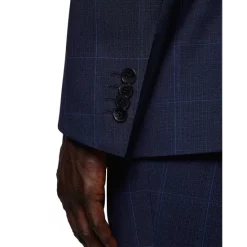Wholesale ✔️ BOSS H-Huge Tonal Windowpane Peak Lapel Slim Fit Suit Dark Blue 🛒 -BOSS Hugo Boss Shop unnamed file 234