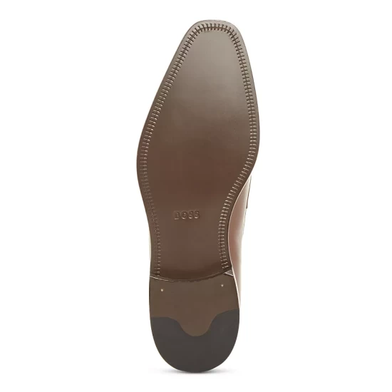 Hot Sale π BOSS Men's Lisbon Apron Toe Penny Loafers Medium Brown π 4 Hot Sale π BOSS Men's Lisbon Apron Toe Penny Loafers Medium Brown π - Image 4