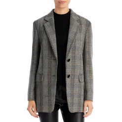 Best reviews of π― BOSS Jenelli Notch Collar Blazer Grey Plaid β