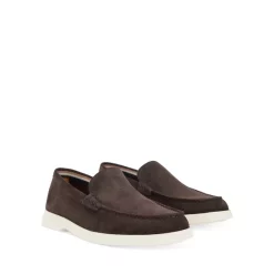Brand new 🌟 BOSS Men's Sienne Moc Toe Loafers Dark Brown 🧨