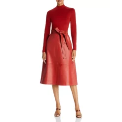 Top 10 🌟 BOSS Seresia Leather Midi 👗 Skirt Medium Brown ⭐ -BOSS Hugo Boss Shop unnamed file 296