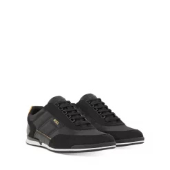 Flash Sale β BOSS Men's Saturn Lowp Flny 102 Lace Up π Sneakers Black π