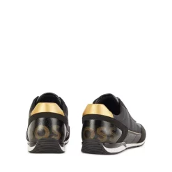 Flash Sale ⌛ BOSS Men's Saturn Lowp Flny 102 Lace Up 👟 Sneakers Black 😀 -BOSS Hugo Boss Shop unnamed file 320