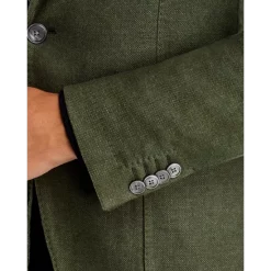 Budget 👍 BOSS Hanry Slim Fit Olive Garment Dyed Flannel Sport 🧥 Coat Open Green 😍 -BOSS Hugo Boss Shop unnamed file 374