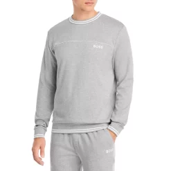 Best deal 🧨 BOSS Core Crewneck Sweatshirt Medium Gray ✔️