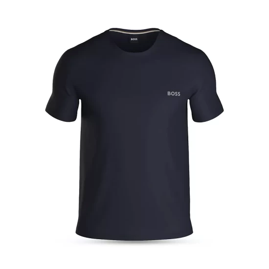 Buy π BOSS Mix & Match Cotton Blend Logo Graphic Tee Dark Blue π 1 Buy π BOSS Mix & Match Cotton Blend Logo Graphic Tee Dark Blue π