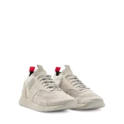 Promo π BOSS Men's Titanium Running Lace Up π Sneakers Open Grey π