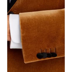 Deals 👏 BOSS Hutson Velvet Slim Fit Dinner Jacket Brown 🥰 -BOSS Hugo Boss Shop unnamed file 419