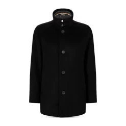 New 🔥 BOSS H-Coxtan-224 1024403 Wool & Cashmere Attached Bib 🧥 Coat Black 🧨 -BOSS Hugo Boss Shop unnamed file 42